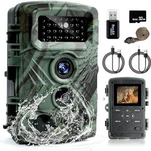 Equivera Wildcamera - wildcamera voor buiten - buitencamera met nachtzicht - wild camera