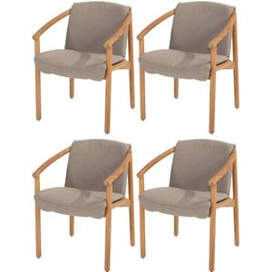 4 Seasons Outdoor - Tess - Tuinstoel - Teak - Set van 4