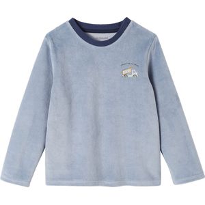 Set van 2 - Fluwelen Jongenspyjama's - Saliegroen - Graafmachine