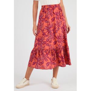 Damart - Climatyl rok van zuivere viscose - Dames - Oranje - 40