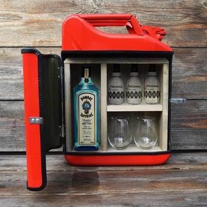 MikaMax Jerrycan Gin Bar 20L - Gin - Metaal - Cadeau - Mancave - Mobiele Bar