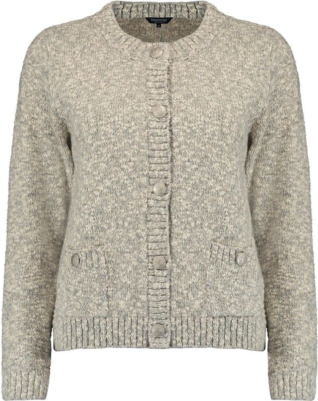 Bloomings - Vest SLK434-8861 - Dames Vest - Zacht - Ronde Kraag - Met Knoopsluiting