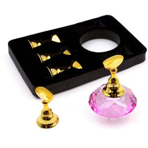 BukkitBow - Magnetische Kunstnagel Houder - Kristal Display met 5 Magnetische Standaards - Voor Nepnagels en Nageltips