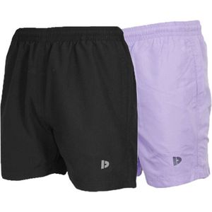 Donnay - 2-Pack - Sport/Zwemshort - Black/Lavendel