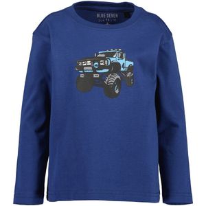 Blue Seven - Longsleeve - Blauw/Multicolour Gestreept - Ronde Hals - Lange Mouwen
