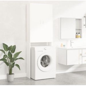 Wasmachine Ombouw - Wasmachine Meubel - Wasmachine Kast - Wit