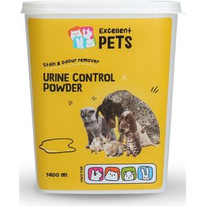 Excellent Urine Control Powder - 1400 ml - Urinegeur en Vlekken Verwijderaar - Geschikt voor alle dieren - Hond en Kat