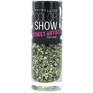 Maybelline Color Show Street Artist Top Coat 1 Boom box black