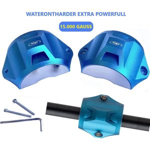 Magnetische Waterontharder 15.000 Gauss - Professionele  Waterontharder magneet - Extra sterk - Waterontkalker waterleiding - Blauw - Anti Kalk