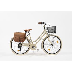 Stadsfiets - Aluminium - 28 Inch - 6-Speed Versnelling - Batterijverlichting
