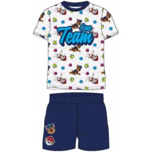 Paw Patrol Shortama - grijs/blauw - maat 128