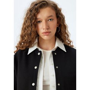 College kraag Met knoppen Jerseyblazer