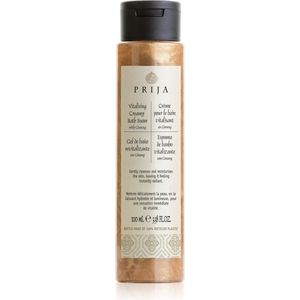 PRIJA Voedende badlotion met gouddeeltjes, romig schuim, ginseng, REIS