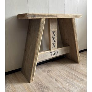 Steigerhouten krukje - Gebruikt hout - 50x19,5x47 cm - Amsterdam 750 - XXX