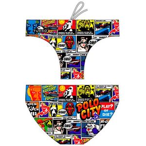 Turbo Comic Polo City Zwemslip Veelkleurig 2XL Man