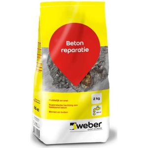 Beamix - Beton Reparatie - 2kg - Voor Wanden en Vloeren