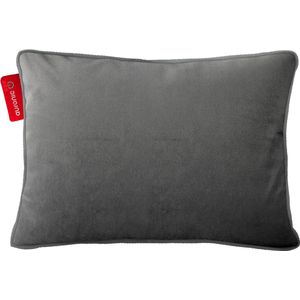 Auronic Warmtekussen - Velvet - 45x60 - Draadloos - Oplaadbaar - Elektrisch kussen - Infrarood - Grijs