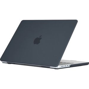 Mobigear Laptophoes geschikt voor Apple MacBook Pro 16 Inch (2021-2024) Hoes Hardshell Laptopcover MacBook Case | Mobigear Matte - Zwart - Model A2485 / A2780 / A2991