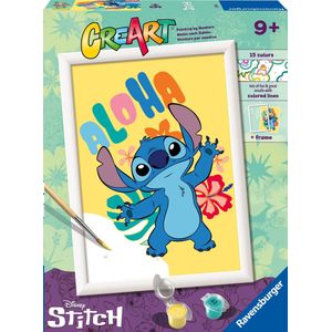 Ravensburger CreArt Disney Aloha Stitch - Schilderen op nummer voor kinderen
