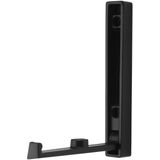 SOTECH - VALVOLE - Kapstok - Mat Zwart - Hoogte 120 mm - Breedte 16 mm - Ruimtebesparend