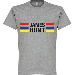 James Hunt Stripes T-Shirt - Grijs - L