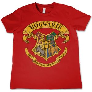 Harry Potter Hogwarts Crest Kids T-Shirt Kinder Red-4 Jahre