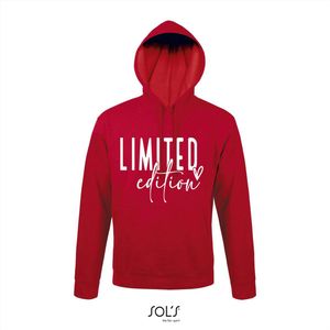 Hoodie 3-162 Limited edition - Rood, S