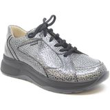 Finn Comfort - PICCADILLY - Leren Sneaker - Grijs - Wijdte H