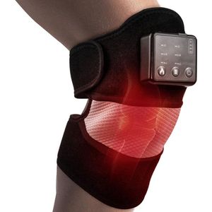 Knie Massage Apparaat - Rood Lichttherapie Met Vibratie En Verwarming - Infrarood Massageapparaat - Kniebrace Massager voor Pijnbestrijding & tegen Gewrichtspijn – Schouder