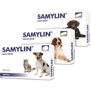 Vetplus Samylin tabletten - kat/kleine hond