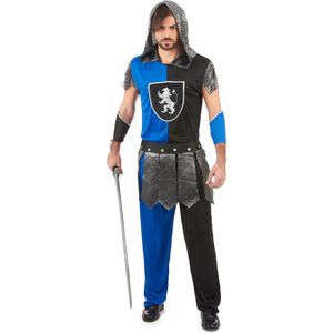 LUCIDA - Blauwe ridder outfit voor heren - M