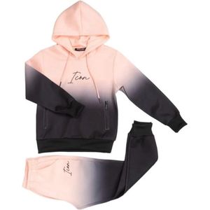 Jongens joggingset / Joggingpak ""Icon"" - Licht Koraal, verkrijgbaar in de maten 104 t/m 164