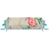 Pip Studio Fleur Grandeur Roll Sierkussen Khaki 22 x 70