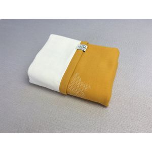 Oker en Mos - Wiegdeken baby okergeel - 75x100cm