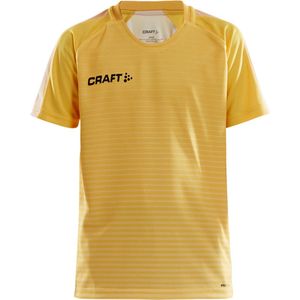 Craft Pro Control Stripe Jersey Jr 1906700 - Sweden Yellow/Flumino - 134/140