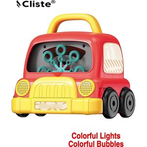 Cliste Bellenblaasmachine Auto met Muziek en Licht - Waterspeelgoed - Bellenblaas - Bubble Auto - Bellenblazer - inclusief bellenblaassop