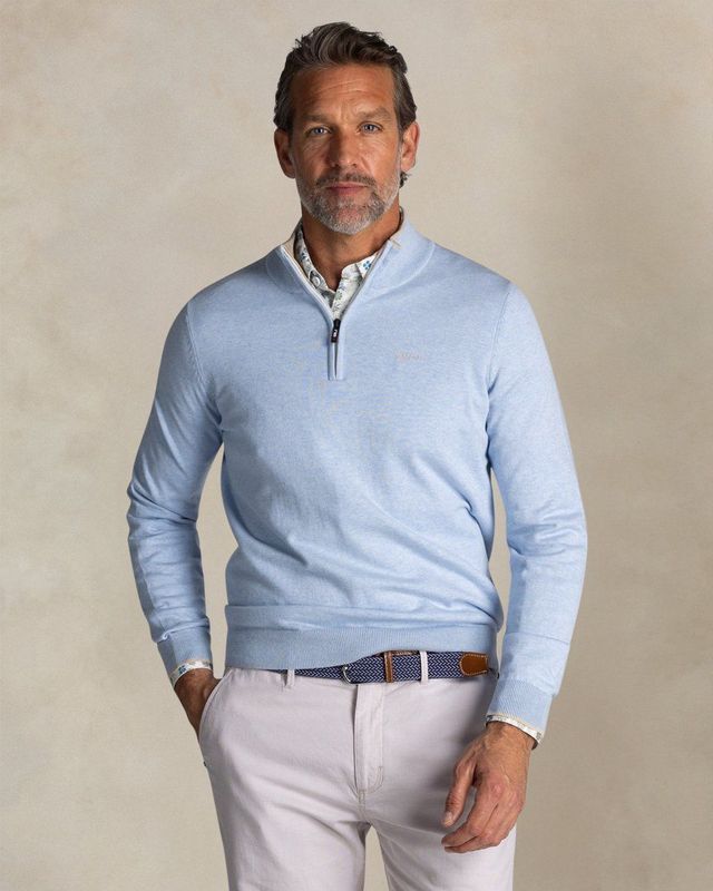 NZA New Zealand - 25fn465 - Half Rits Trui - Zacht Katoen