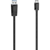 Hama USB-C-kabel USB-A-stekker - USB-C-stekker USB 3.2 Gen2 10 Gbit/s 1,00 M