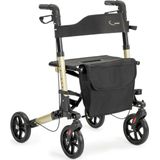 MultiMotion - City - Lichtgewicht Rollator - Champagne - Compact Opvouwbaar