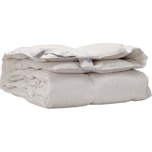 iSleep Donzen Dekbed - Enkel - 100% Dons (Warmteklasse 2) - Litsjumeaux - 240x200 cm - Wit