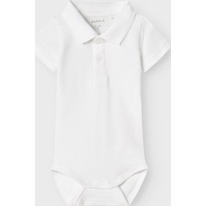 NAME IT NBMHADDO SS POLO BODY Jongens Kledingset - Bright White - Maat 68