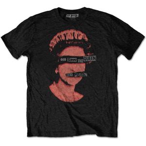 Sex Pistols - God Save The Queen Heren T-shirt - S - Zwart