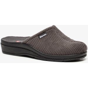 Blenzo - Pantoffels - Grijs - Ribstof