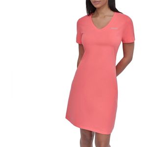 Dkny Mini Stud Logo Korte Mouw Jurk Roze L Vrouw