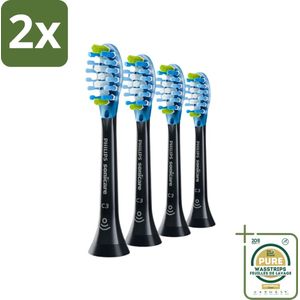 Philips Sonicare - Opzetborstels - C3 Premium Plaque Defense - Grondige Reiniging - 4 opzetborstels - HX9044/33 - Voordeelverpakking - 2 stuks - Philips Sonicare - Tandenborstel opzetborstel