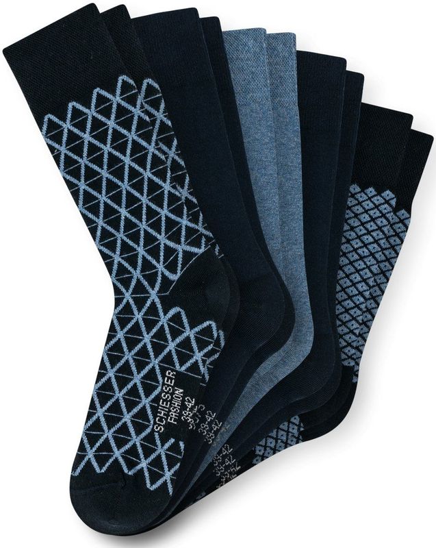 Schiesser - Bluebird - Herensokken - Meerkleurig - Set van 5