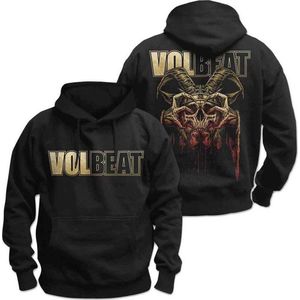 Volbeat Hoodie/trui -S- Bleeding Crown Skull Zwart