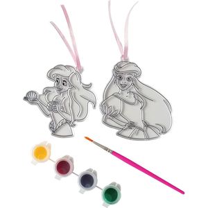 Disney Princess - Suncatcher - Ariël - kwast - lint - 4 kleuren verf - knutselen