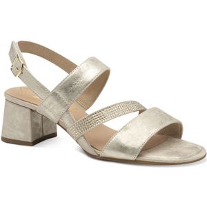 Tamaris - Comfortabele Damessandalen - Cloudy Gold - Hoogwaardig Materiaal
