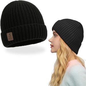 Winter warm beanie for men with fleece lining, thermal and windproof